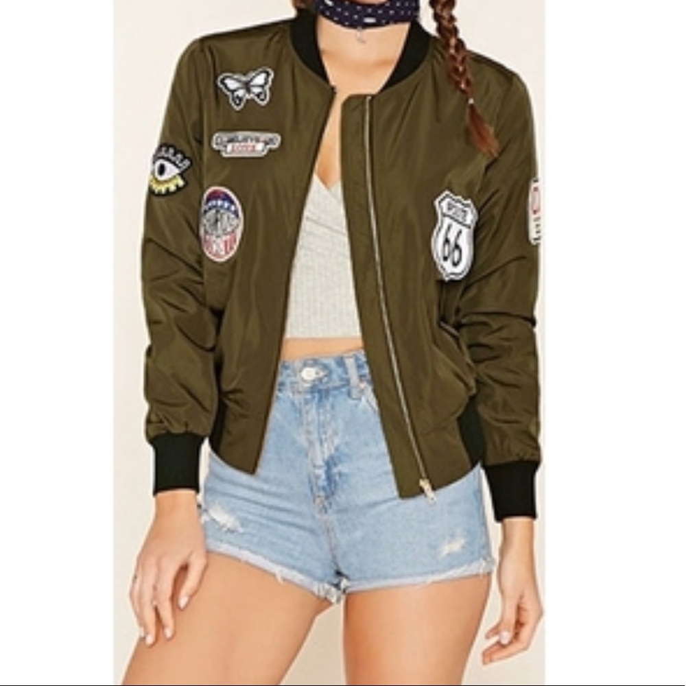Rare F21 Bomber Jacket